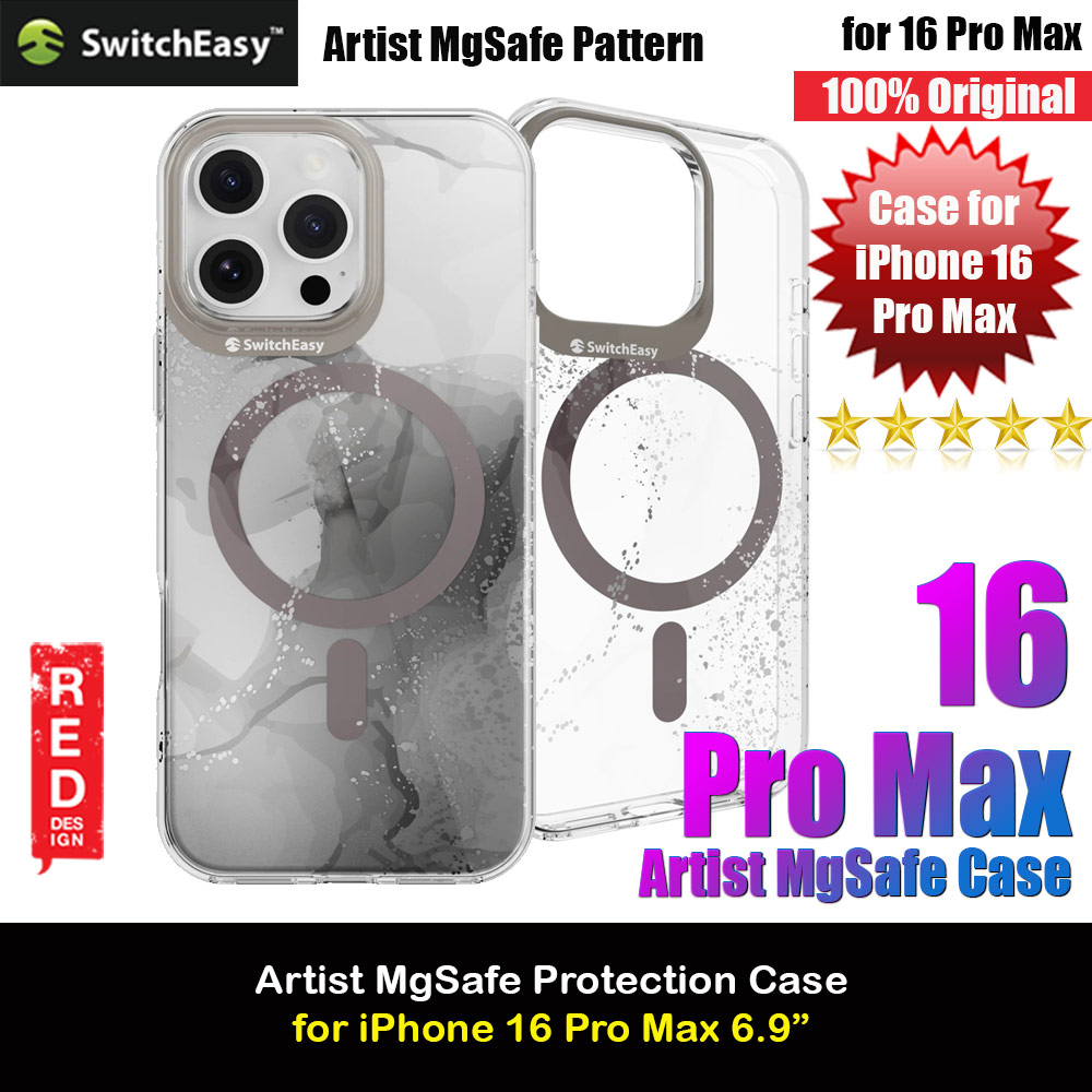 Picture of Switcheasy Artist Style M Marble Fashionable Magsafe Compatible Case for iPhone 16 Pro Max 6.9 (Veil) Apple iPhone 16 Pro Max 6.9- Apple iPhone 16 Pro Max 6.9 Cases, Apple iPhone 16 Pro Max 6.9 Covers, iPad Cases and a wide selection of Apple iPhone 16 Pro Max 6.9 Accessories in Malaysia, Sabah, Sarawak and Singapore 