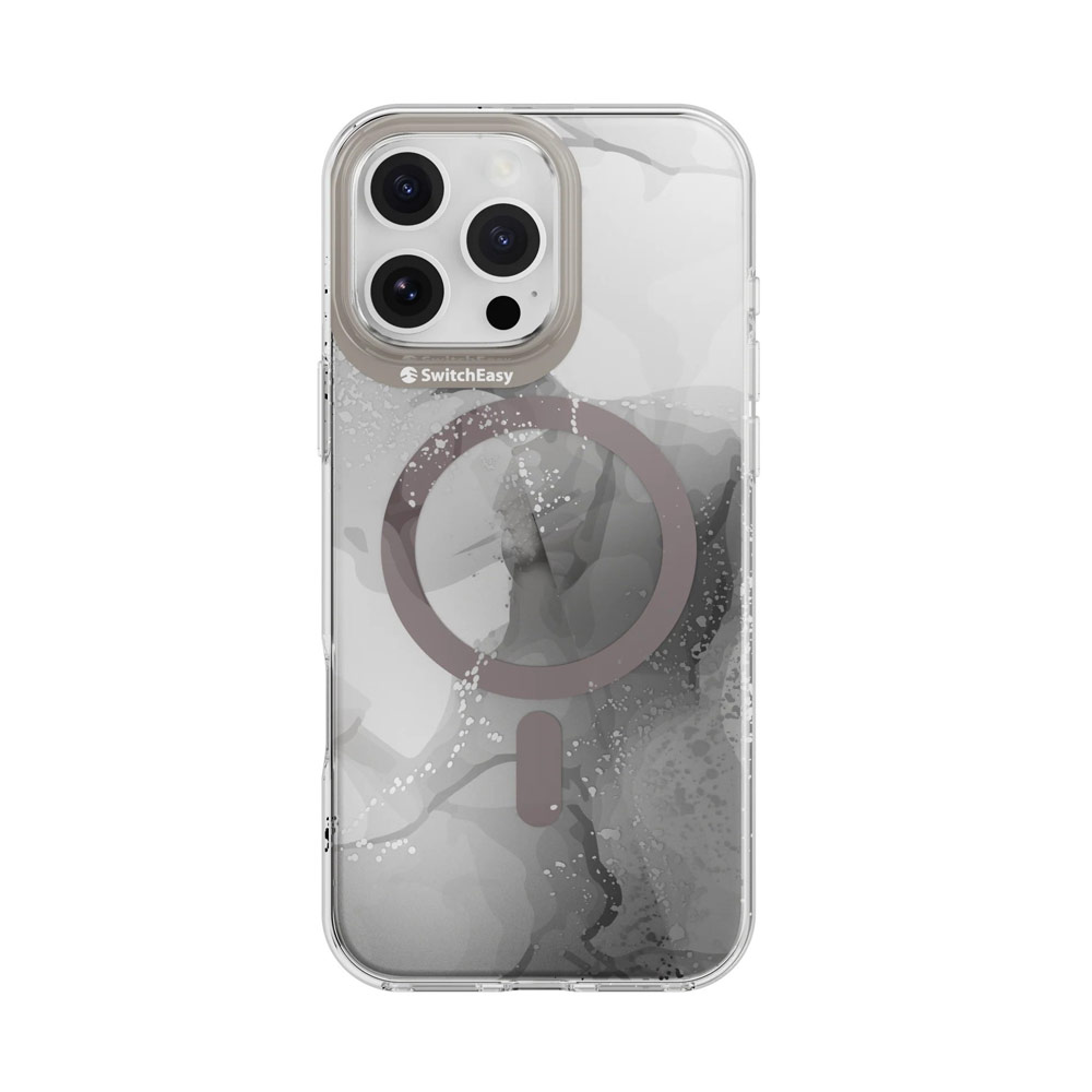 Picture of Apple iPhone 16 Pro Max 6.9 Case | Switcheasy Artist Style M Marble Fashionable Magsafe Compatible Case for iPhone 16 Pro Max 6.9 (Veil)