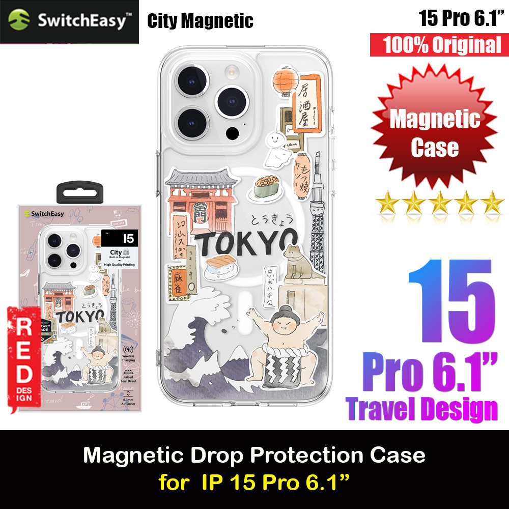 Picture of Switcheasy Travel City Double In Mold Decoration Fashionable Magsafe Compatible Case for Apple iPhone 15 Pro 6.1 (Tokyo) Apple iPhone 15 Pro 6.1- Apple iPhone 15 Pro 6.1 Cases, Apple iPhone 15 Pro 6.1 Covers, iPad Cases and a wide selection of Apple iPhone 15 Pro 6.1 Accessories in Malaysia, Sabah, Sarawak and Singapore 