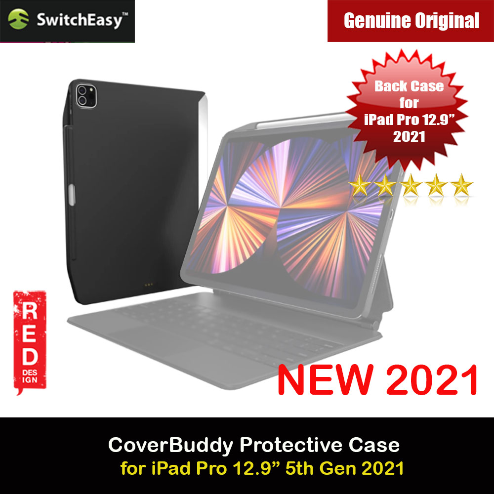 Picture of Switcheasy Coverbuddy Back Cover Case Compatible with Smart Keybord Folio Magic Keyboard for iPad Pro 12.9" 5th Gen 2021 (Black) Apple iPad Pro 12.9 5th Gen 2021- Apple iPad Pro 12.9 5th Gen 2021 Cases, Apple iPad Pro 12.9 5th Gen 2021 Covers, iPad Cases and a wide selection of Apple iPad Pro 12.9 5th Gen 2021 Accessories in Malaysia, Sabah, Sarawak and Singapore 