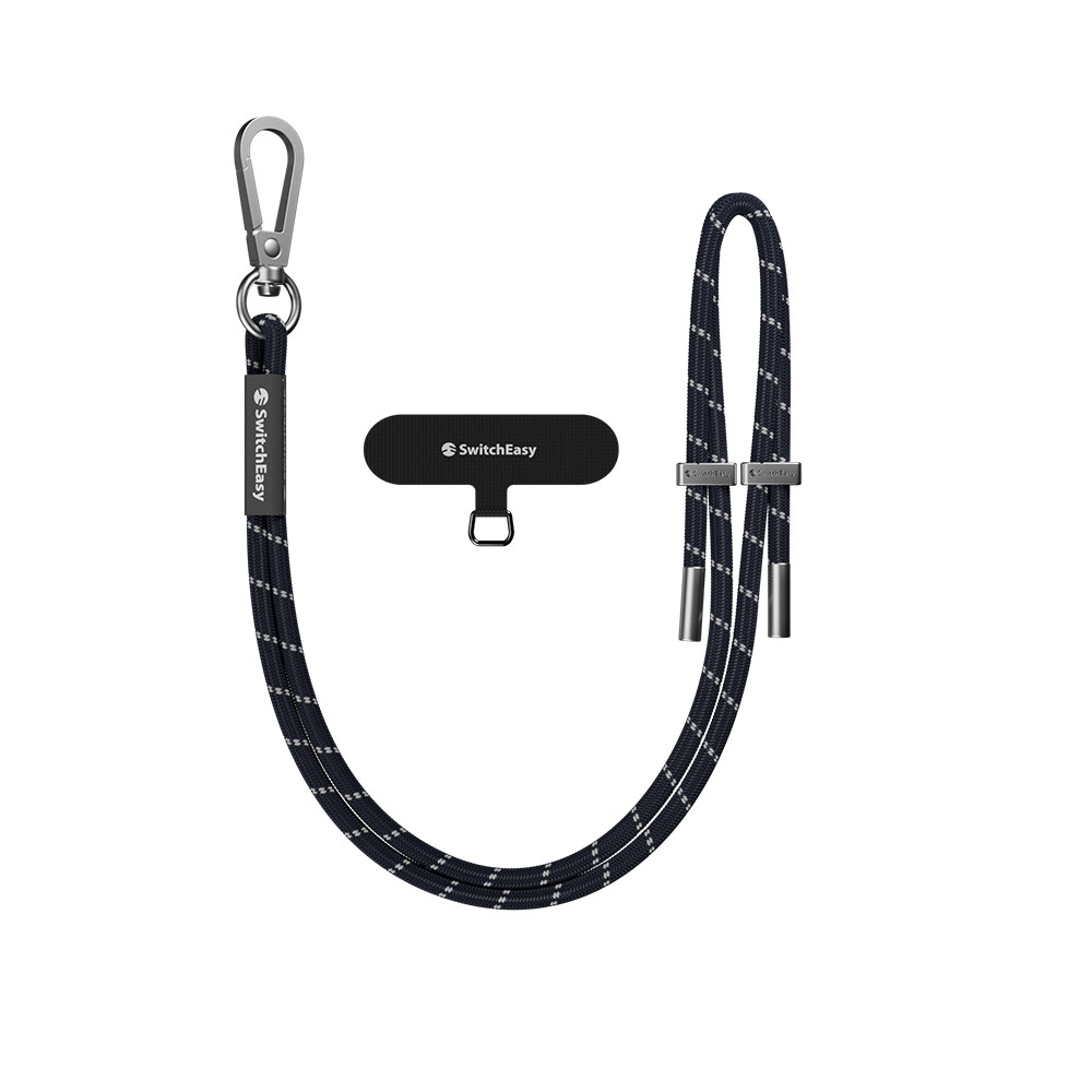 Picture of Switcheasy Easy Strap Crossbody Lanyard Shoulder Holder Card Link Adjustable Rope Strap for any closed-bottom phone case (Midnight Navy)