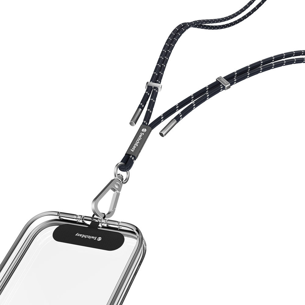 Picture of Switcheasy Easy Strap Crossbody Lanyard Shoulder Holder Card Link Adjustable Rope Strap for any closed-bottom phone case (Midnight Navy)