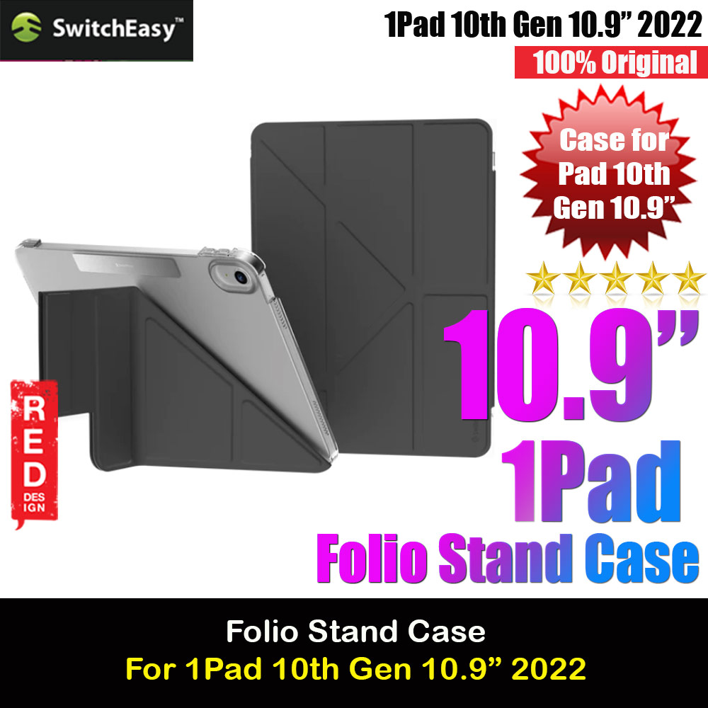 Picture of Switcheasy Folio Flexi Folding Flip Cover Stand Protective Clear Case for iPad 10.9" 10th Gen 2022 (Black) Apple iPad 10th Gen 10.9\" 2022- Apple iPad 10th Gen 10.9\" 2022 Cases, Apple iPad 10th Gen 10.9\" 2022 Covers, iPad Cases and a wide selection of Apple iPad 10th Gen 10.9\" 2022 Accessories in Malaysia, Sabah, Sarawak and Singapore 