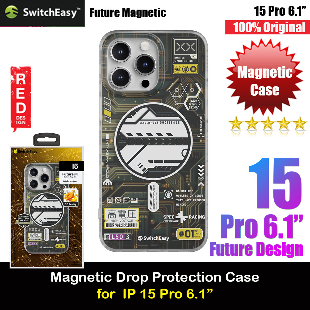 Picture of Switcheasy Future Double In Mold Decoration Fashionable Magsafe Compatible Case for Apple iPhone 15 Pro 6.1 (Cyber) Apple iPhone 15 Pro 6.1- Apple iPhone 15 Pro 6.1 Cases, Apple iPhone 15 Pro 6.1 Covers, iPad Cases and a wide selection of Apple iPhone 15 Pro 6.1 Accessories in Malaysia, Sabah, Sarawak and Singapore 