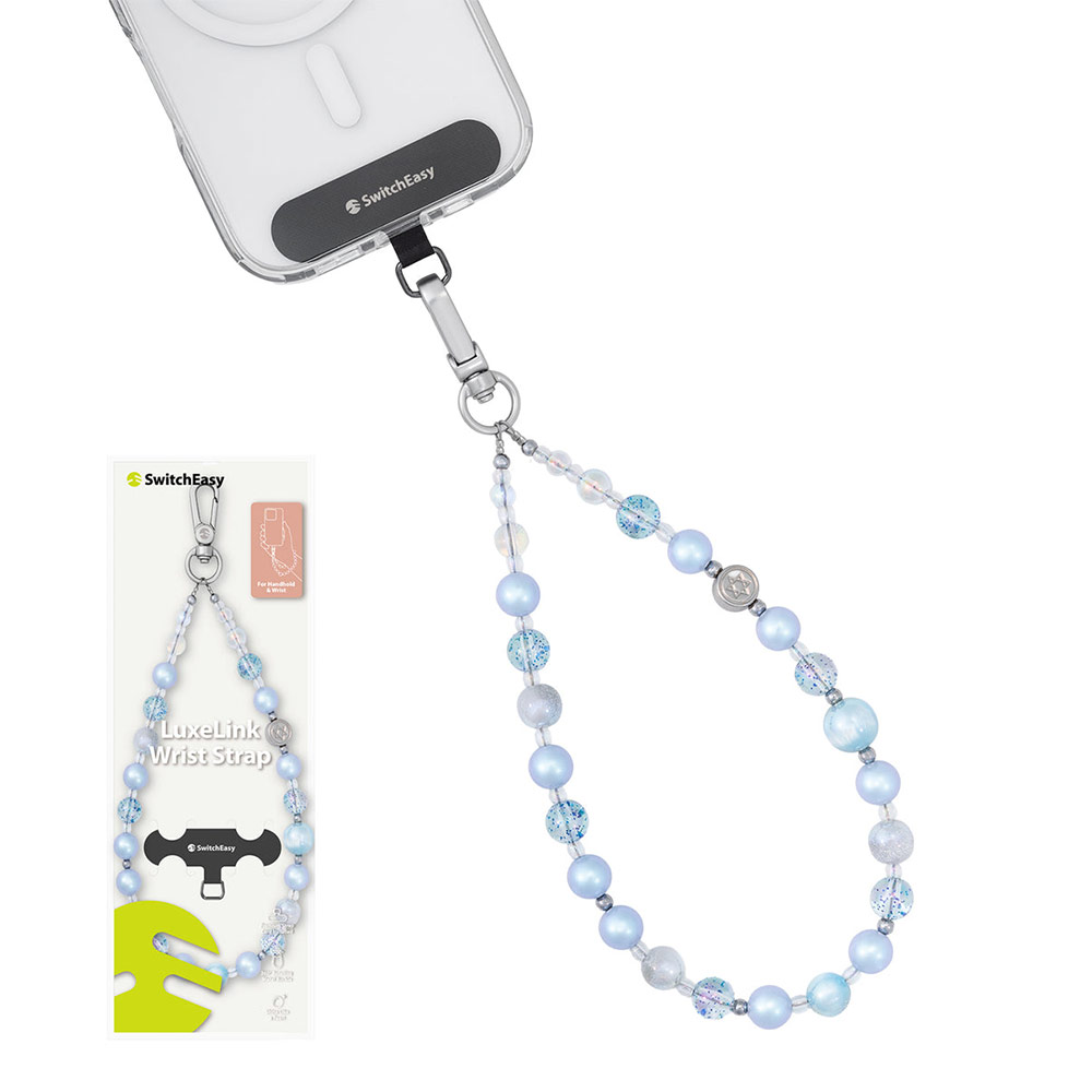 Picture of Switcheasy Luxe Pendan Wrist Strap Strap Card Phone Lanyard for any closed-bottom phone case (Mermaind Melody)