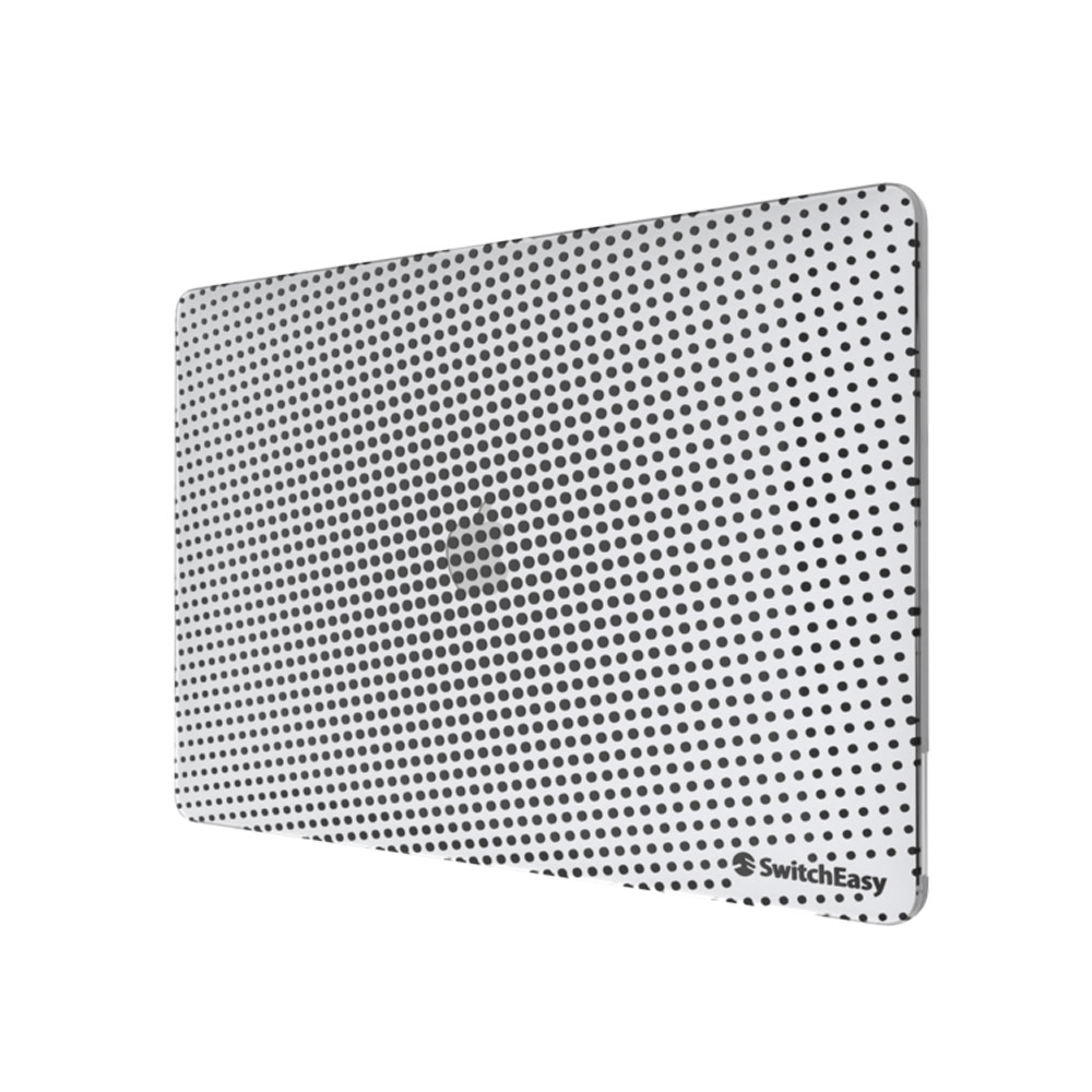 Picture of Apple MacBook Air 13\" 2020 Case | Switcheasy Protective Case with Heat Disbursement Vent for Apple Macbook Air 13" 2018 2019 2020 (Polka Dot Ice)