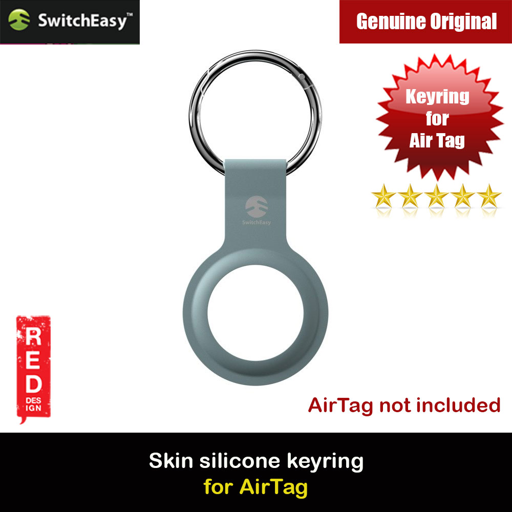 Picture of Switcheasy Skin Silicone Keyring for Apple AirTag (Exquisite Blue) Apple Air Tag- Apple Air Tag Cases, Apple Air Tag Covers, iPad Cases and a wide selection of Apple Air Tag Accessories in Malaysia, Sabah, Sarawak and Singapore 
