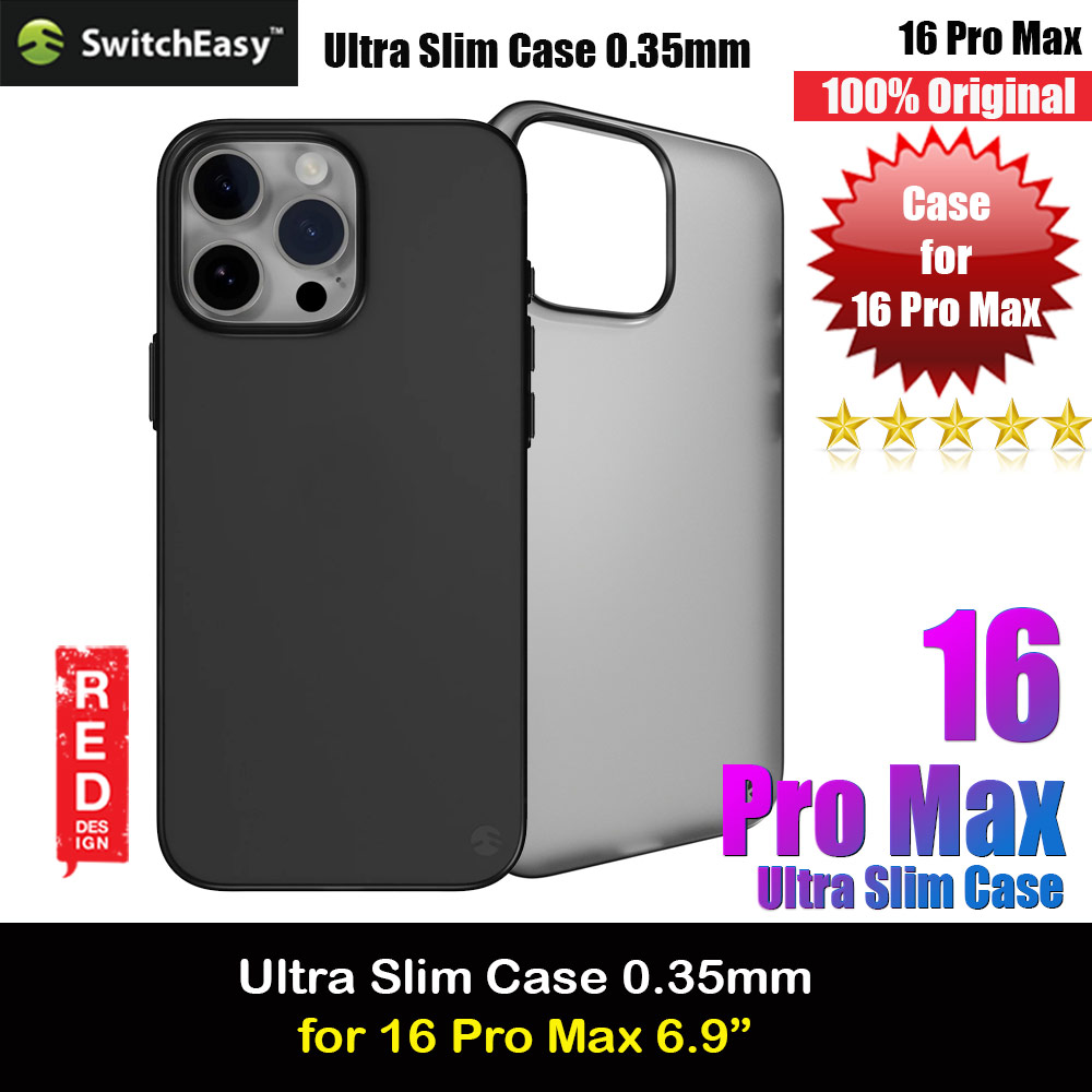 Picture of Switcheasy 0.35mm Ultra Slim Thin Case for  iPhone 16 Pro Max 6.9 (Ash) Apple iPhone 16 Pro Max 6.9- Apple iPhone 16 Pro Max 6.9 Cases, Apple iPhone 16 Pro Max 6.9 Covers, iPad Cases and a wide selection of Apple iPhone 16 Pro Max 6.9 Accessories in Malaysia, Sabah, Sarawak and Singapore 