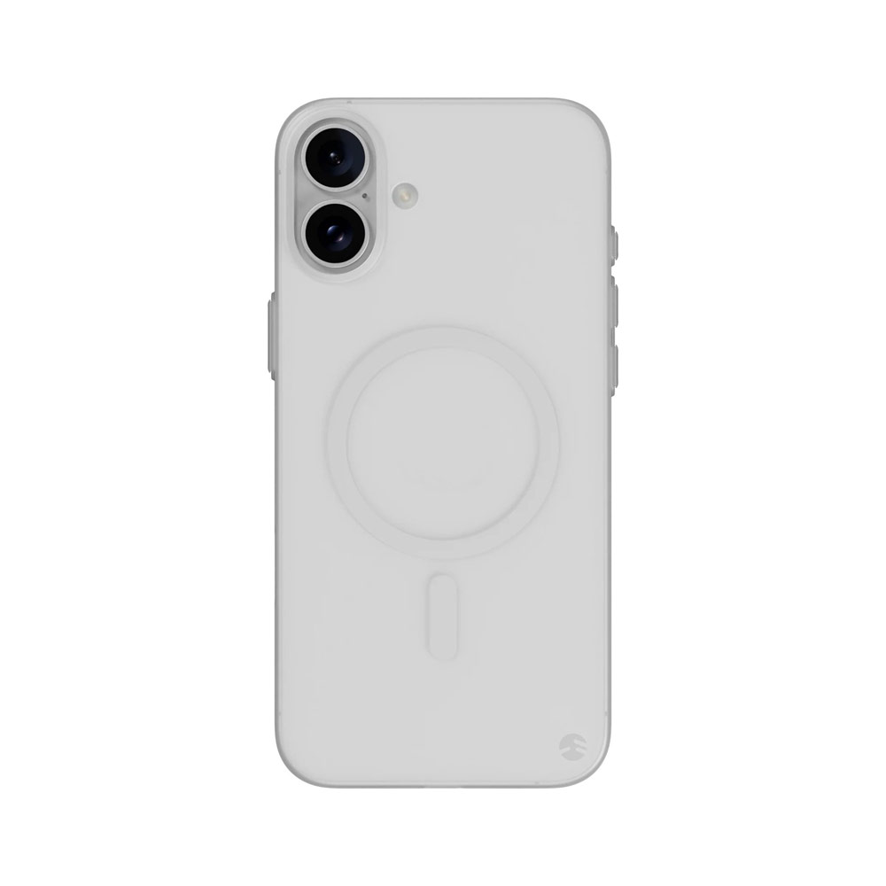 Picture of Apple iPhone 16 6.1 Case | Switcheasy 0.35mm Ultra Slim Thin Msafe Magnetic Compatible Case for  iPhone 16 6.1 (Foggy White)