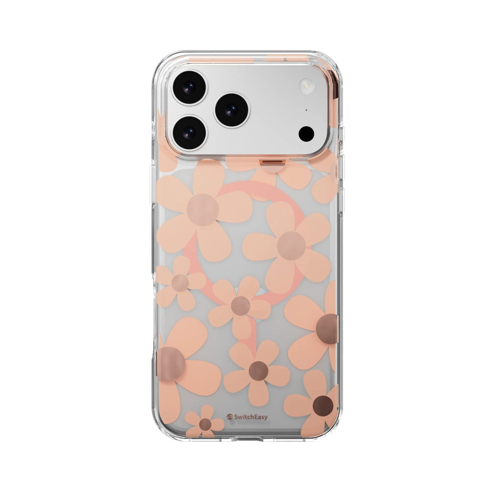 Picture of Apple iPhone 17 Pro 6.3 Case | Switcheasy FleurM M 3D Flower Fashionable Magsafe Compatible Case for iPhone 17 Pro 6.3 (Pink)
