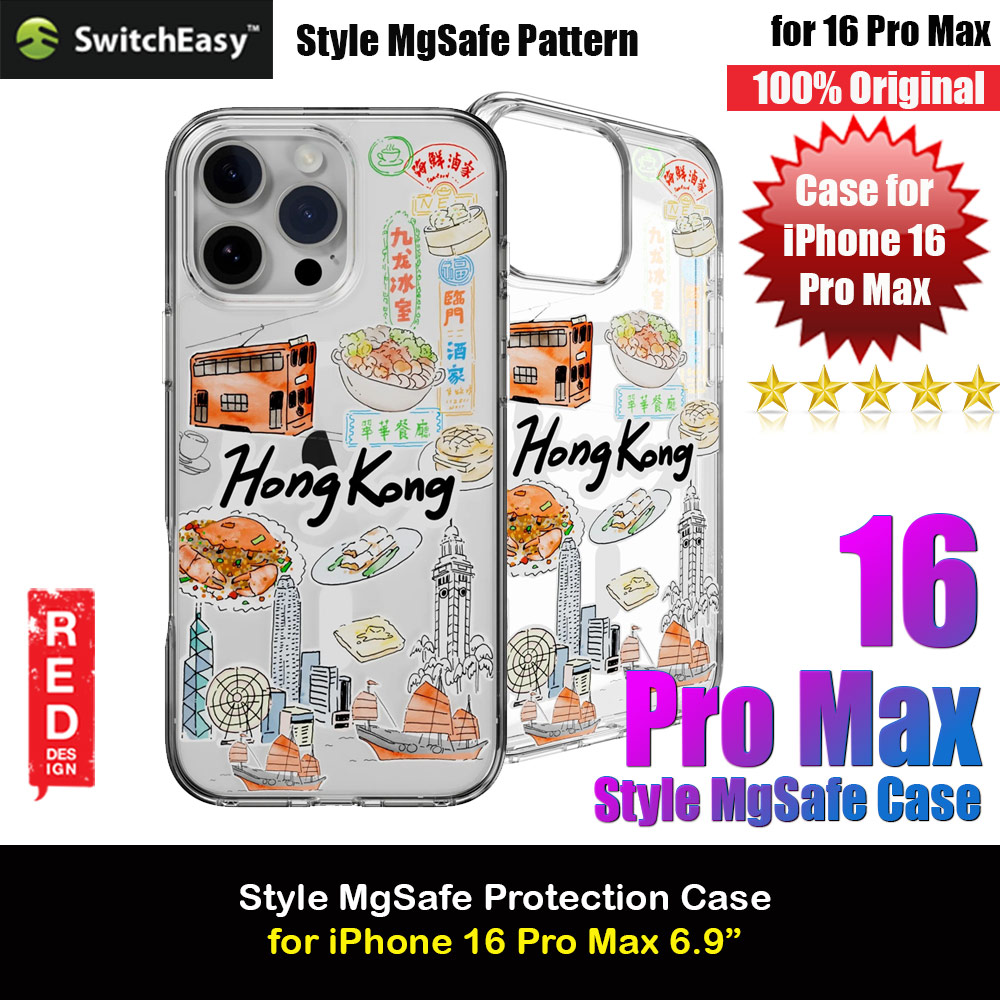 Picture of Switcheasy Style M Travel City Fashionable Magsafe Compatible Case for iPhone 16 Pro Max 6.9 (HongKong) Apple iPhone 16 Pro Max 6.9- Apple iPhone 16 Pro Max 6.9 Cases, Apple iPhone 16 Pro Max 6.9 Covers, iPad Cases and a wide selection of Apple iPhone 16 Pro Max 6.9 Accessories in Malaysia, Sabah, Sarawak and Singapore 