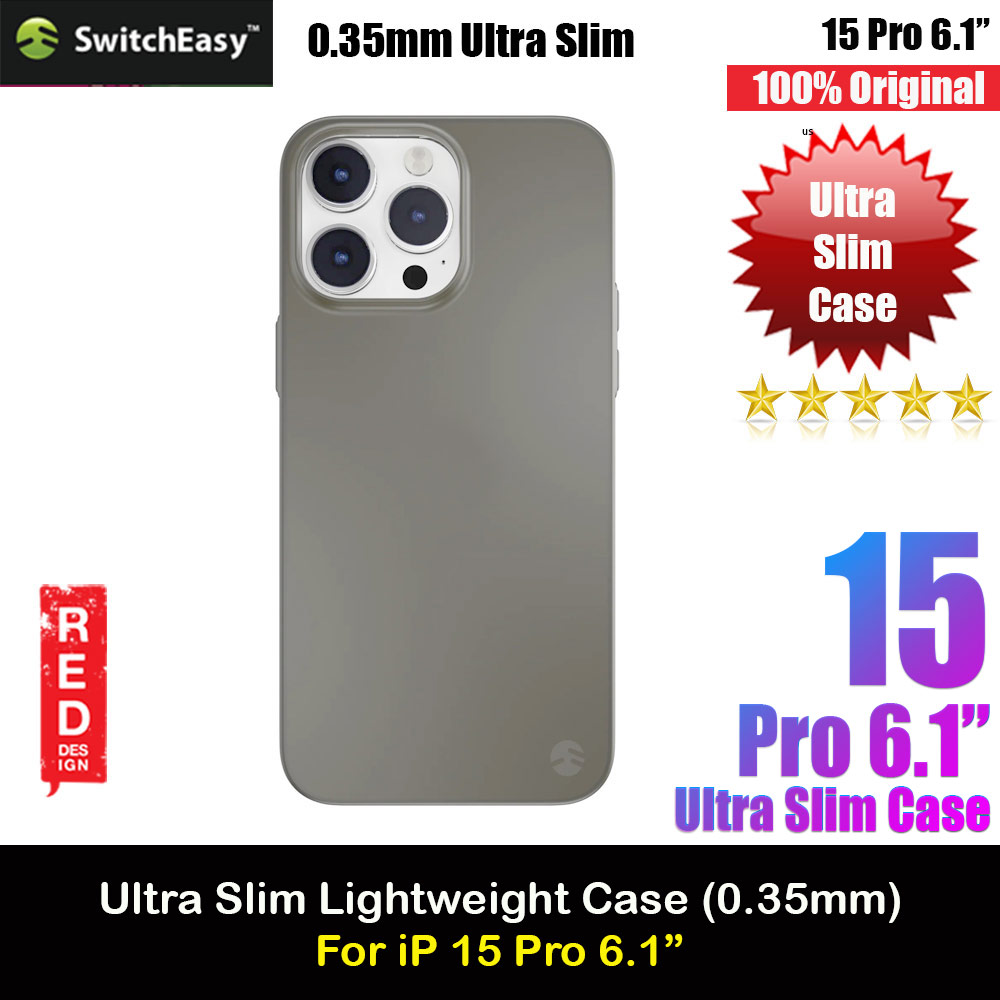 Picture of Switcheasy 0.35mm Ultra Slim Thin Case for  iPhone 15 Pro 6.1 (Gray) Apple iPhone 15 Pro 6.1- Apple iPhone 15 Pro 6.1 Cases, Apple iPhone 15 Pro 6.1 Covers, iPad Cases and a wide selection of Apple iPhone 15 Pro 6.1 Accessories in Malaysia, Sabah, Sarawak and Singapore 