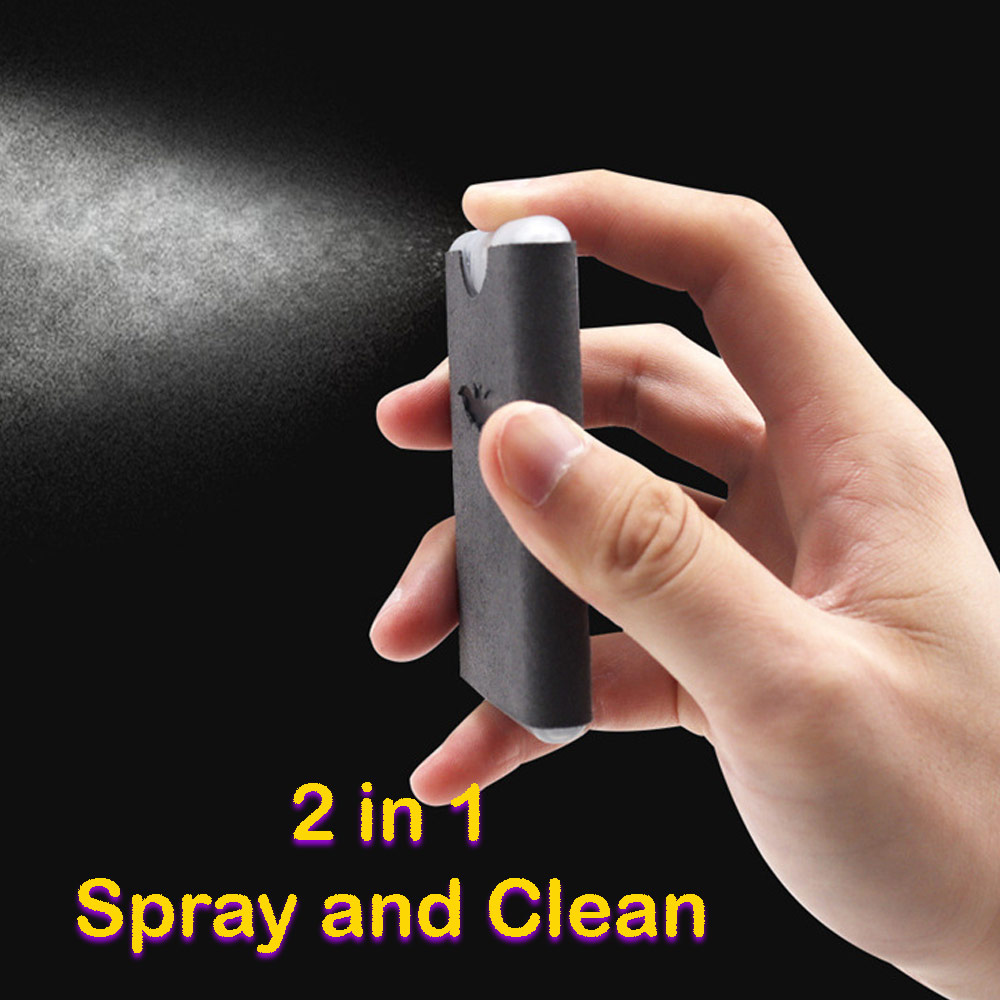 Picture of 2 in 1 Portable Ultra Thin Spray and Clean Screen Cleaner for Smartphone Laptop Tablet Screen