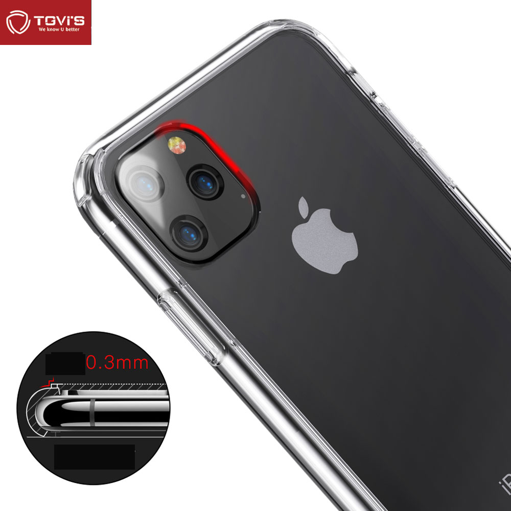 Picture of Apple iPhone 11 Pro 5.8 Case | Tgvis Clear Series Drop Protection Case for Apple iPhone 11 Pro 5.8 (Clear)