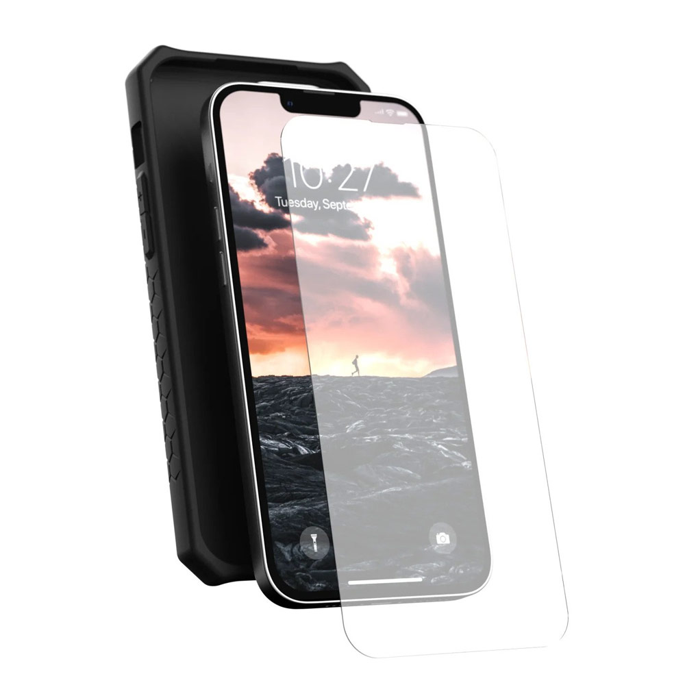 Picture of Apple iPhone 13 6.1  | UAG Glass Shield Plus Series Double Strengthened Tempered Glass for iPhone 13 iPhone 13 Pro 6.1 (Clear)