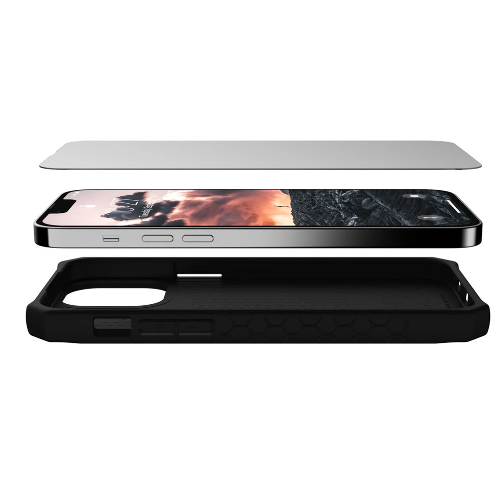 Picture of Apple iPhone 13 6.1  | UAG Glass Shield Plus Series Double Strengthened Tempered Glass for iPhone 13 iPhone 13 Pro 6.1 (Clear)