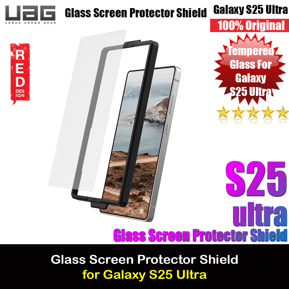 Picture of UAG Galaxy S25 Ultra Tempered Glass Screen Protector Shield Installation Kit Included (Clear) Samsung Galaxy S25 Ultra- Samsung Galaxy S25 Ultra Cases, Samsung Galaxy S25 Ultra Covers, iPad Cases and a wide selection of Samsung Galaxy S25 Ultra Accessories in Malaysia, Sabah, Sarawak and Singapore 