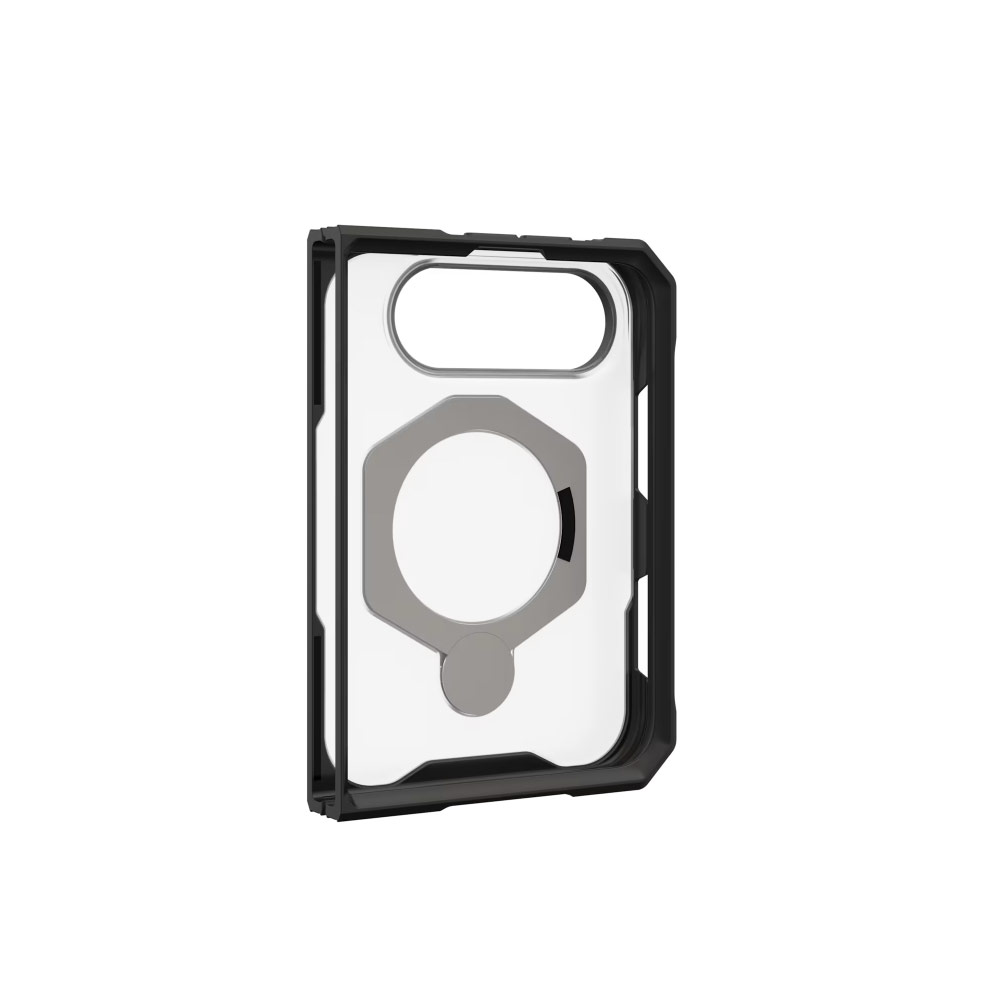 Picture of Apple iPhone Duo Case | UAG Mouve XTE Rotatable Metal Kickstand Magnetic Drop Protection Case for iPhone Duo - Ice