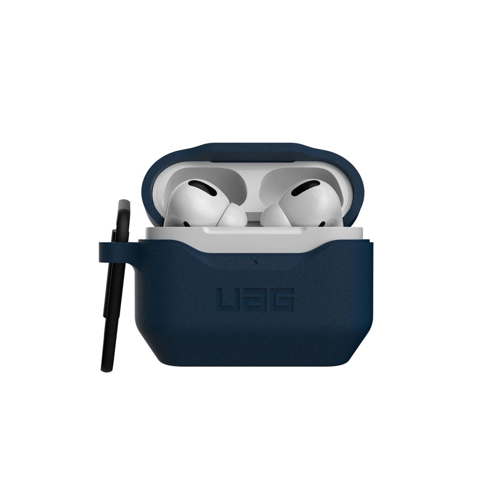 Picture of Apple Airpods Pro Case | UAG Standard Issue Silicone Case with Detachable Carabiner for Airpods Pro (Mallard)