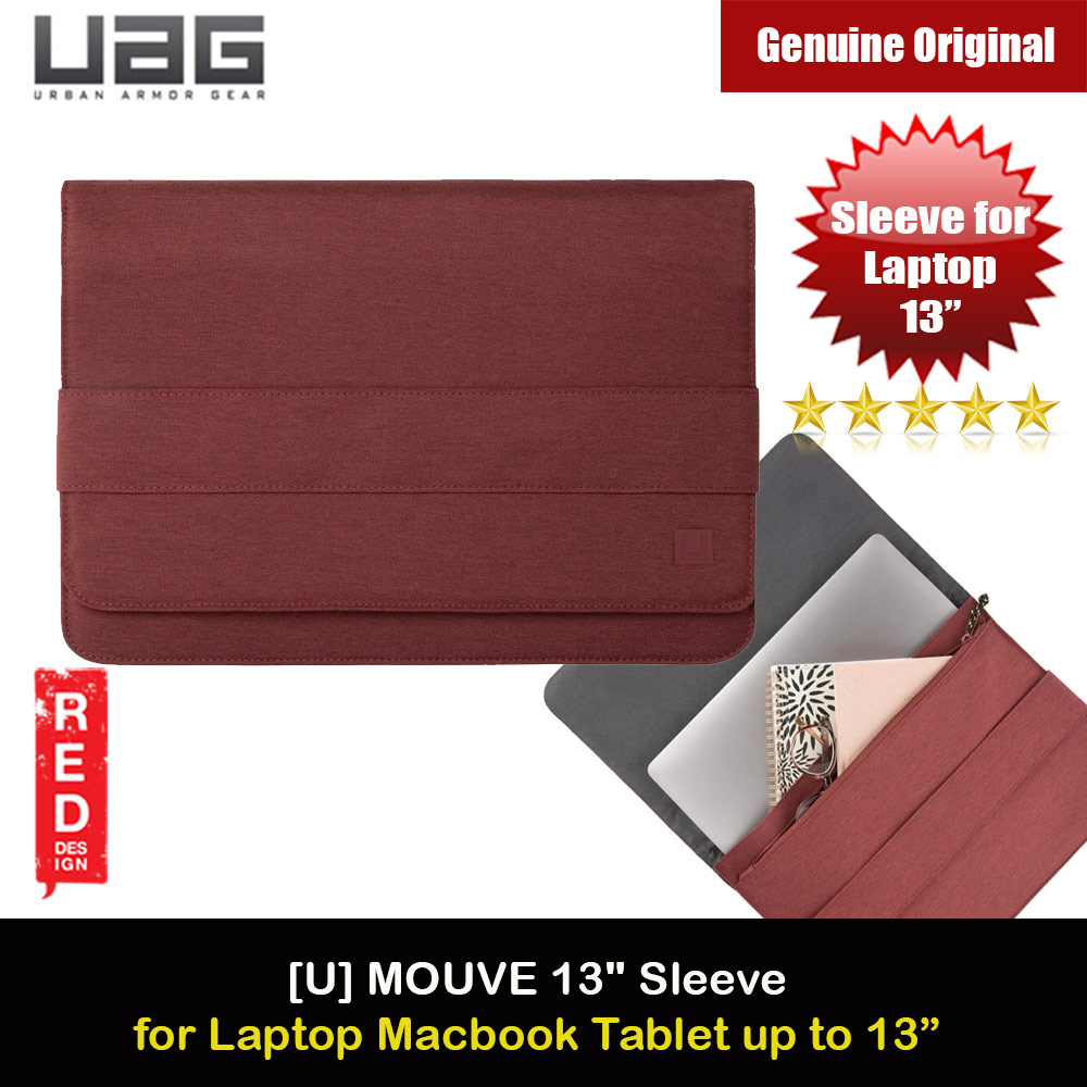 Picture of UAG [U] MOUVE Laptop Tablet Macbok Sleeve and Interior zipper pocket for pens small accessories for Laptop Macbook Tablet up to 13 inches ( Aubergine) Red Design- Red Design Cases, Red Design Covers, iPad Cases and a wide selection of Red Design Accessories in Malaysia, Sabah, Sarawak and Singapore 