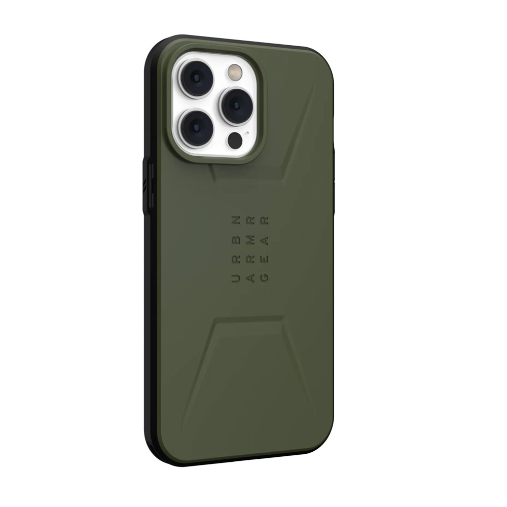 Picture of Apple iPhone 14 Pro Max 6.7 Case | UAG Civilian Drop Proof Protection Case with Magsafe Compatible for iPhone 14 Pro Max 6.7 (Olive)