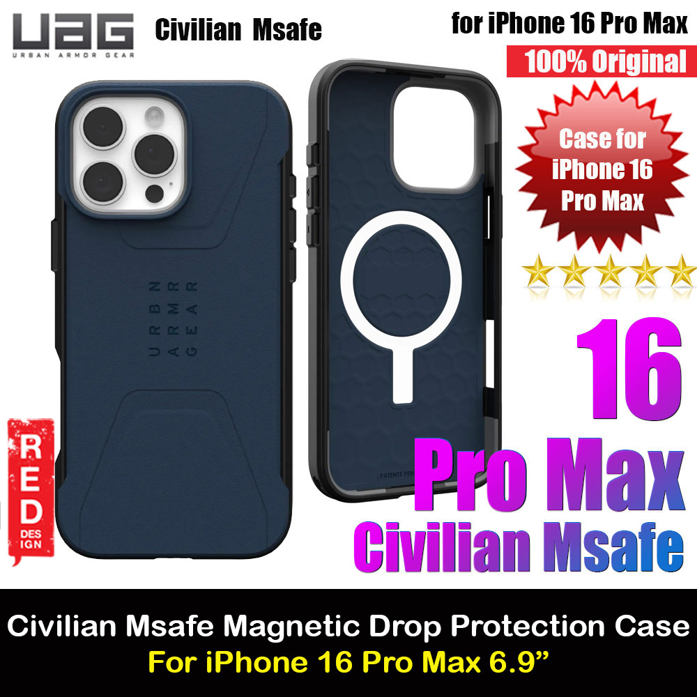 Picture of UAG Civilian Magsafe Drop Proof Shock Absorbing Drop Protection Case Case for iPhone 16 Pro Max 6.9 (Mallard) Apple iPhone 16 Pro Max 6.9- Apple iPhone 16 Pro Max 6.9 Cases, Apple iPhone 16 Pro Max 6.9 Covers, iPad Cases and a wide selection of Apple iPhone 16 Pro Max 6.9 Accessories in Malaysia, Sabah, Sarawak and Singapore 