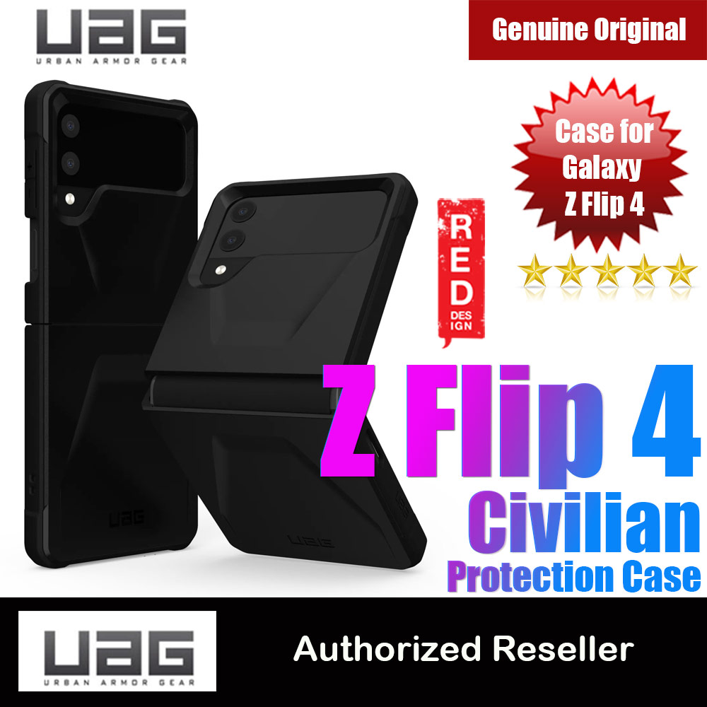 Picture of UAG Civilian Series Drop Protection Case with Hinge Protection for Samsung Galaxy Z Flip 4 (Black) Samsung Galaxy Z Flip 4- Samsung Galaxy Z Flip 4 Cases, Samsung Galaxy Z Flip 4 Covers, iPad Cases and a wide selection of Samsung Galaxy Z Flip 4 Accessories in Malaysia, Sabah, Sarawak and Singapore 