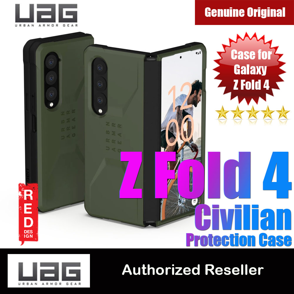Picture of UAG Civilian Series Drop Protection Case with Hinge Protection for Samsung Galaxy Z Fold 4 (Olive) Samsung Galaxy Z Fold 4- Samsung Galaxy Z Fold 4 Cases, Samsung Galaxy Z Fold 4 Covers, iPad Cases and a wide selection of Samsung Galaxy Z Fold 4 Accessories in Malaysia, Sabah, Sarawak and Singapore 