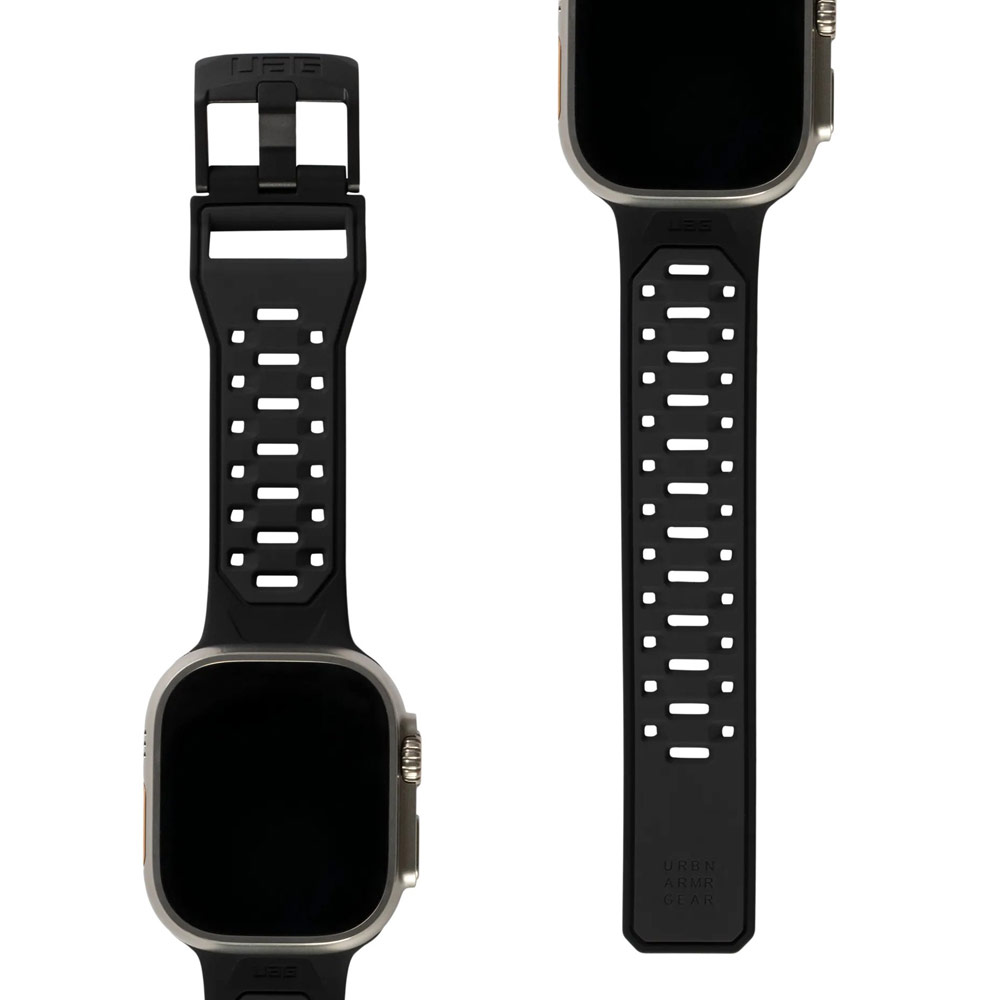 Picture of Apple Watch 49mm	Ultra 2  | UAG Civilian Silicone Strap for Apple Watch 49mm Ultra (Graphite Black)