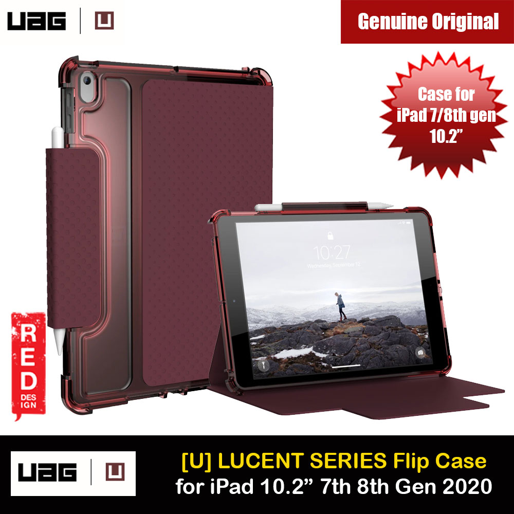 Picture of UAG [U] Lucent Series Featherlight Ultra Slim Profile Protection Case for Apple iPad 10.2 7th gen 2019 iPad 10.2 8th gen 2020 (Aubergine/Dusty Rose) Apple iPad 10.2 7th gen 2019- Apple iPad 10.2 7th gen 2019 Cases, Apple iPad 10.2 7th gen 2019 Covers, iPad Cases and a wide selection of Apple iPad 10.2 7th gen 2019 Accessories in Malaysia, Sabah, Sarawak and Singapore 