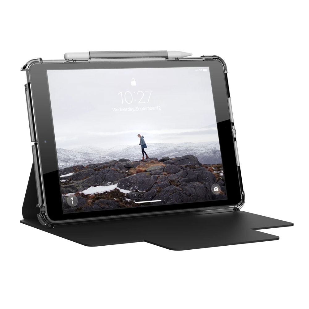 Picture of Apple iPad 10.2 7th gen 2019 Case | UAG [U] Lucent Series Featherlight Ultra Slim Profile Protection Case for Apple iPad 10.2 7th gen 2019 iPad 10.2 8th gen 2020 (Black Ice)