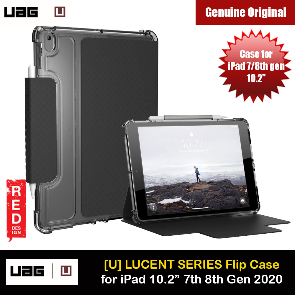 Picture of UAG [U] Lucent Series Featherlight Ultra Slim Profile Protection Case for Apple iPad 10.2 7th gen 2019 iPad 10.2 8th gen 2020 (Black Ice) Apple iPad 10.2 7th gen 2019- Apple iPad 10.2 7th gen 2019 Cases, Apple iPad 10.2 7th gen 2019 Covers, iPad Cases and a wide selection of Apple iPad 10.2 7th gen 2019 Accessories in Malaysia, Sabah, Sarawak and Singapore 