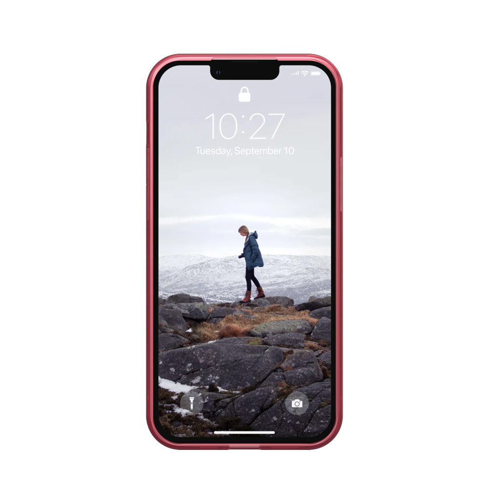 Picture of Apple iPhone 13 Pro 6.1 Case | UAG LUCENT Series Slim Thin Soft Lightweight Protection Case Compatible with Magsafe for iPhone 13 Pro 6.1 Case (Clay)