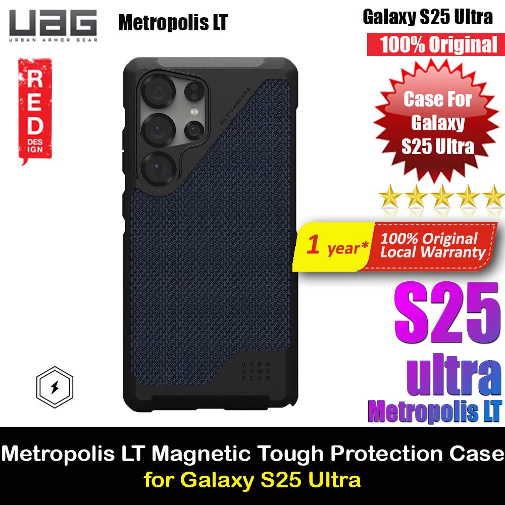 Picture of UAG Metropolis LT Pro Galaxy S25 Ultra High Quality Drop Protection Case with Magnetic Charging Compatible (Kevlar Mallard) Samsung Galaxy S25 Ultra- Samsung Galaxy S25 Ultra Cases, Samsung Galaxy S25 Ultra Covers, iPad Cases and a wide selection of Samsung Galaxy S25 Ultra Accessories in Malaysia, Sabah, Sarawak and Singapore 