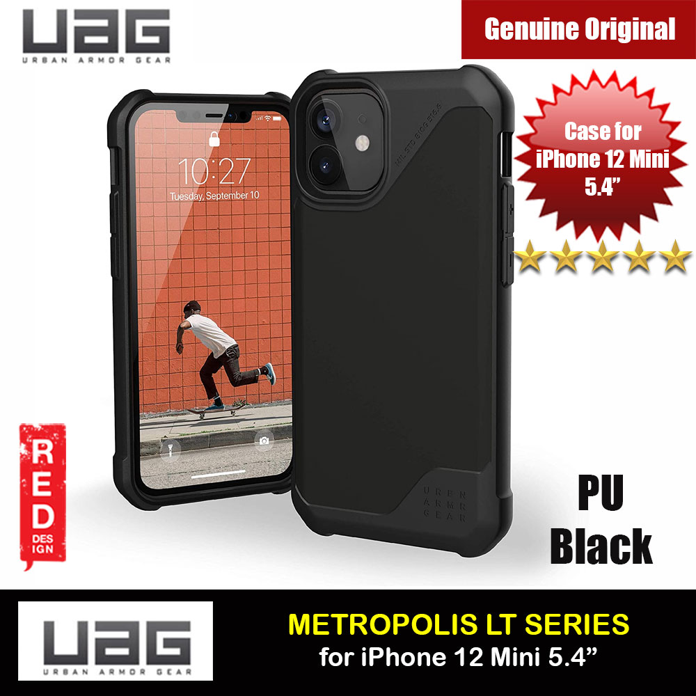 Picture of UAG Urban Armor Gear Metropolis LT Feather Light Heavy Duty Shockproof Slim Rugged Series for iPhone 12 Mini 5.4 (PU Black) Apple iPhone 12 mini 5.4- Apple iPhone 12 mini 5.4 Cases, Apple iPhone 12 mini 5.4 Covers, iPad Cases and a wide selection of Apple iPhone 12 mini 5.4 Accessories in Malaysia, Sabah, Sarawak and Singapore 