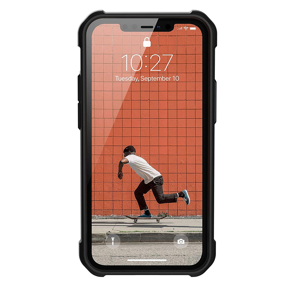 Picture of Apple iPhone 12 mini 5.4  | UAG Urban Armor Gear Metropolis LT Feather Light Heavy Duty Shockproof Slim Rugged Series for iPhone 12 Mini 5.4 (PU Black)