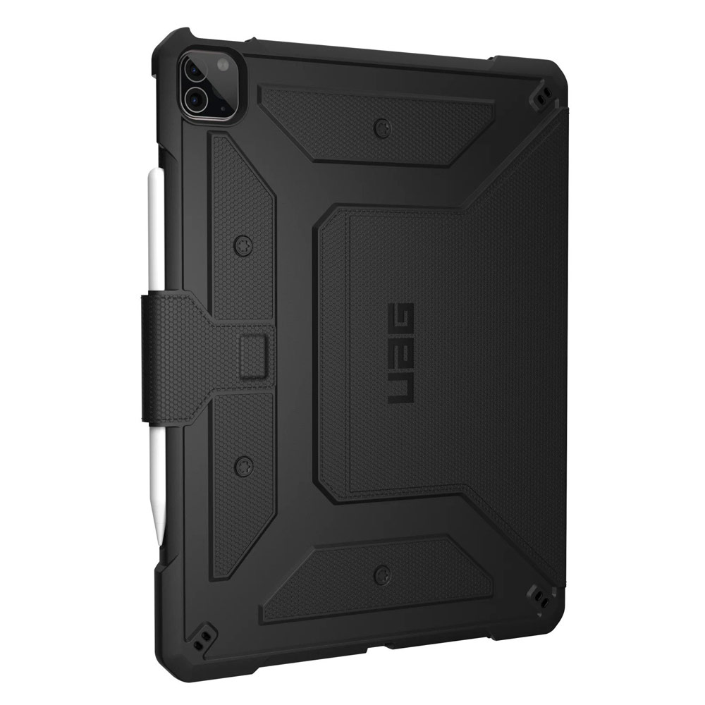 Picture of Apple iPad Pro 12.9 5th Gen 2021 Case | UAG Metropolis Series Drop Protection Standable Case for Apple iPad Pro 12.9" 5th Gen 2021 Case (Black)