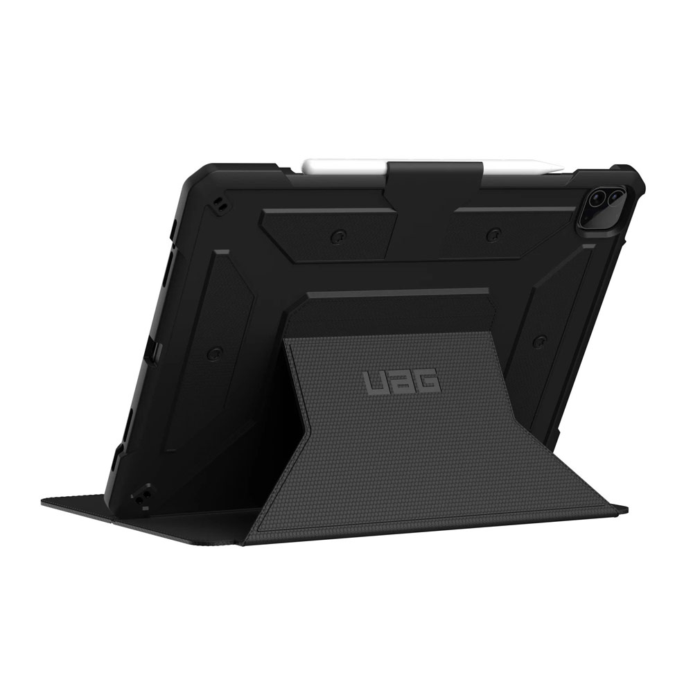 Picture of Apple iPad Pro 12.9 5th Gen 2021 Case | UAG Metropolis Series Drop Protection Standable Case for Apple iPad Pro 12.9" 5th Gen 2021 Case (Black)