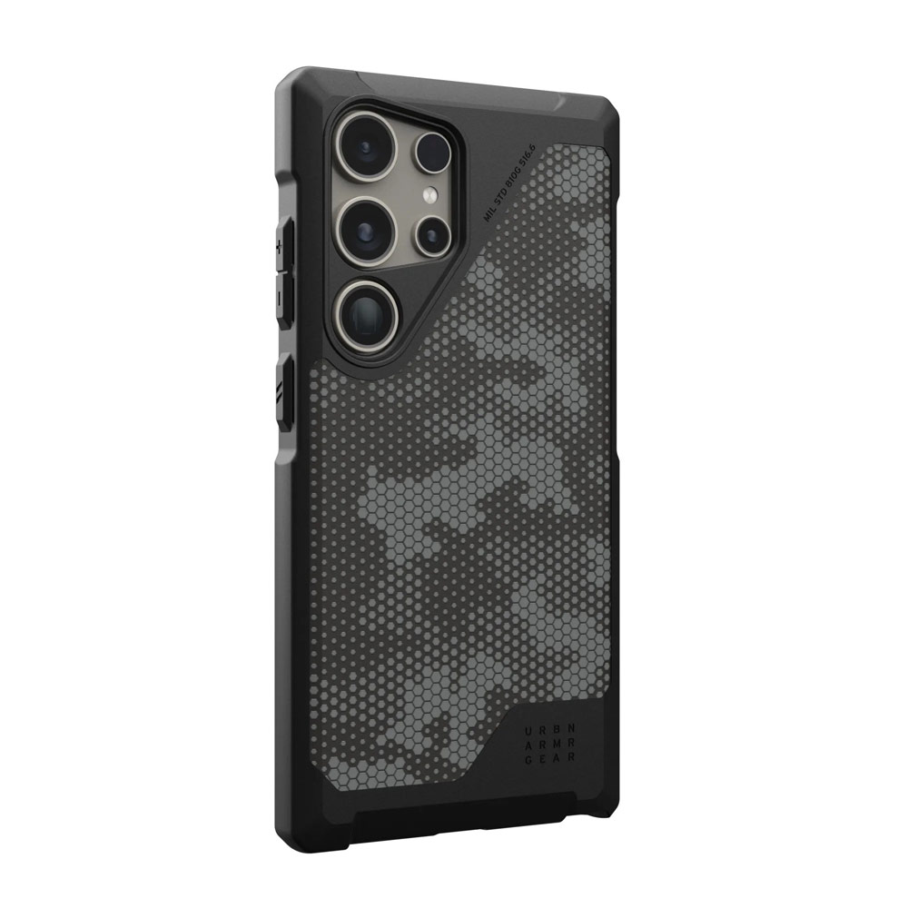 Picture of Samsung Galaxy S24 Ultra Case | UAG Metropolis LT Pro Galaxy S24 Ultra High Quality Drop Protection Case with Magnetic Charging Compatible (Micro Hex Camo Graphite)