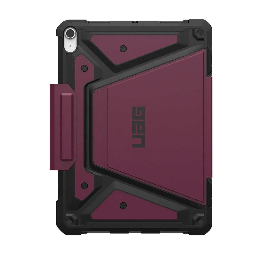 Picture of Apple iPad Air 11 M2 2024 Case | UAG Metropolis SE Drop Protection Flip Stand Premium Case for iPad 11 M42 2024 6th Gen (Bordeaux)