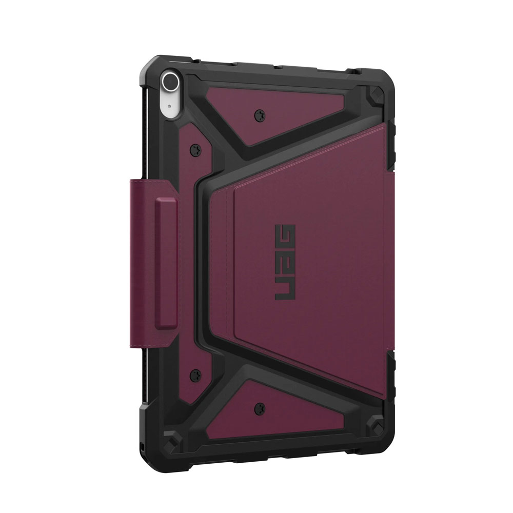 Picture of Apple iPad Air 11 M2 2024 Case | UAG Metropolis SE Drop Protection Flip Stand Premium Case for iPad 11 M42 2024 6th Gen (Bordeaux)