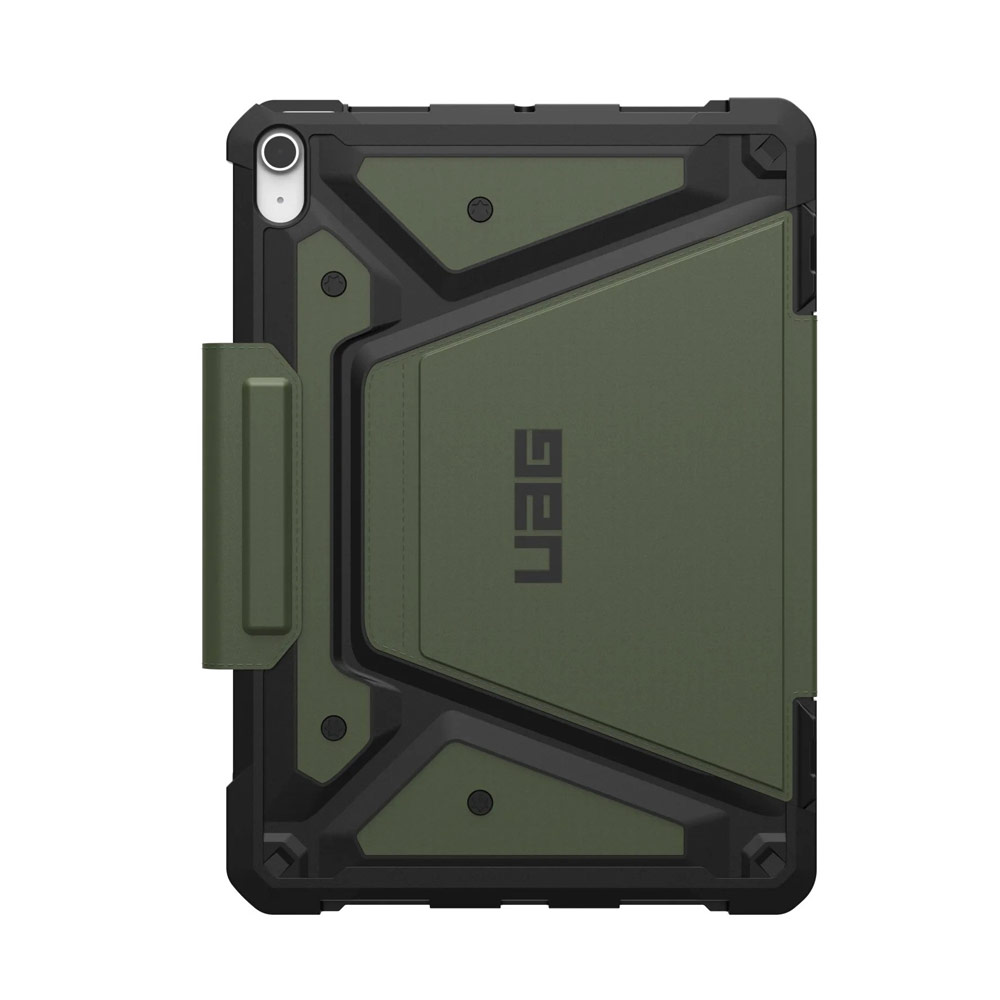 Picture of Apple iPad Air 11 M2 2024 Case | UAG Metropolis SE Drop Protection Flip Stand Premium Case for iPad 11 M42 2024 6th Gen (Olive)