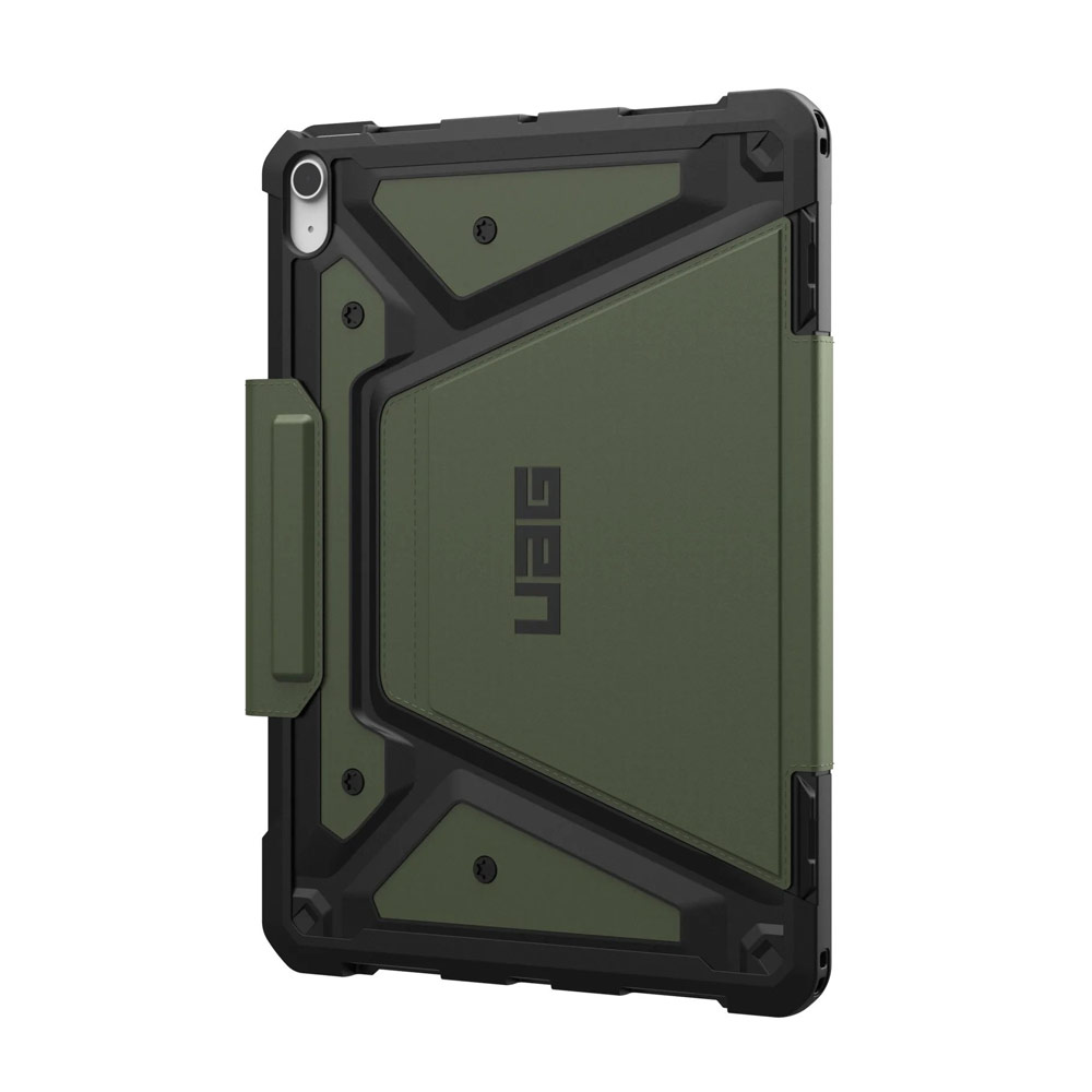 Picture of Apple iPad Air 11 M2 2024 Case | UAG Metropolis SE Drop Protection Flip Stand Premium Case for iPad 11 M42 2024 6th Gen (Olive)