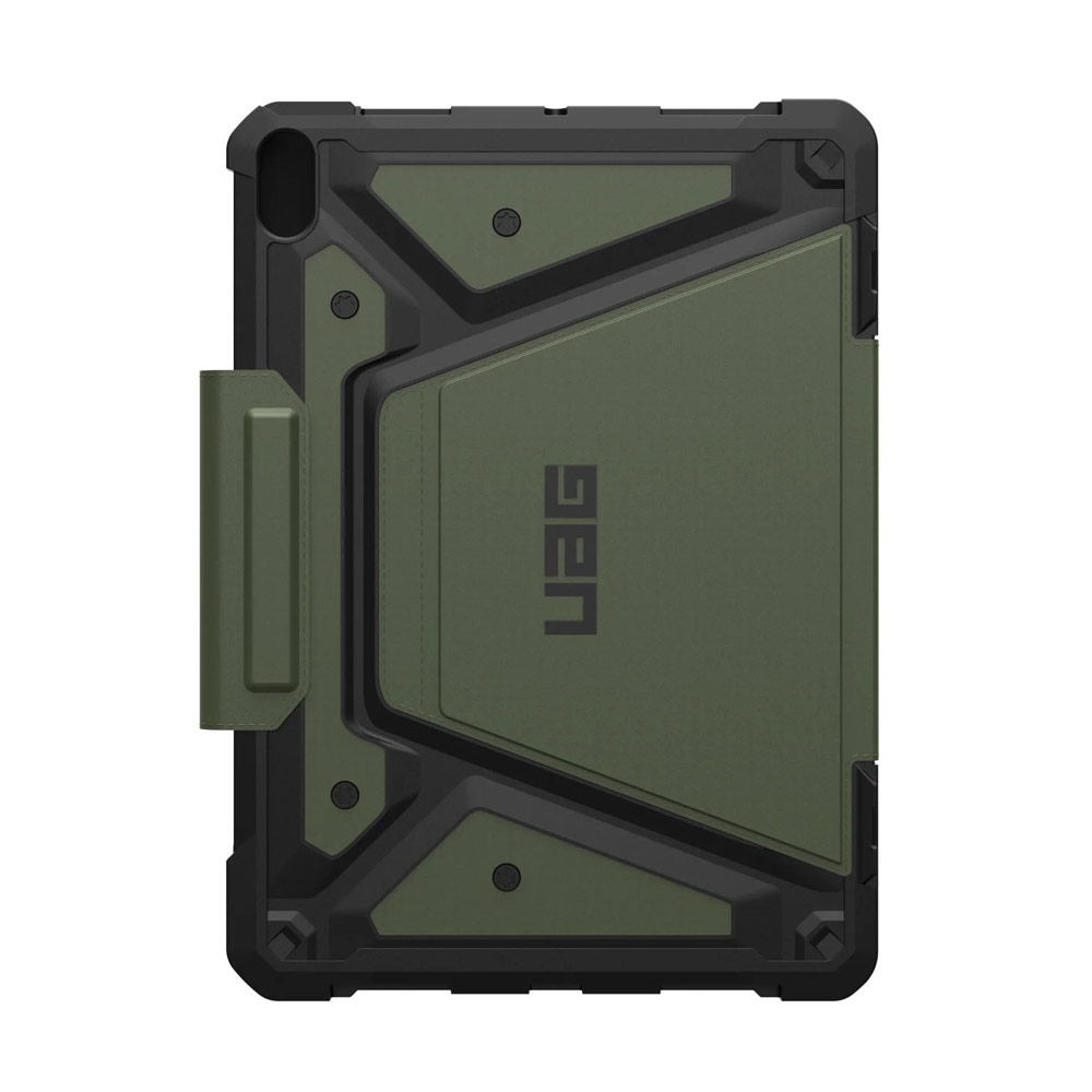 Picture of Apple iPad Air 11 M2 2024 Case | UAG Metropolis SE Drop Protection Flip Stand Premium Case for iPad 11 M42 2024 6th Gen (Olive)