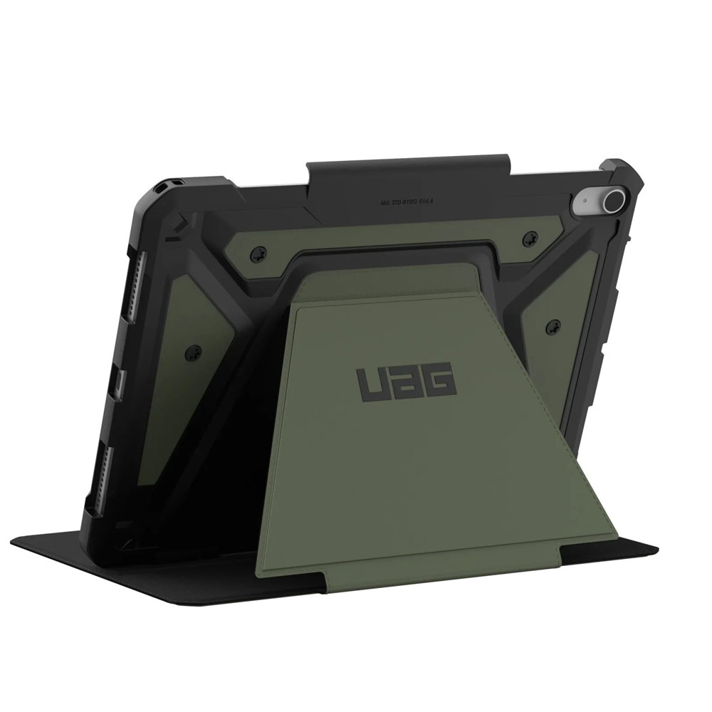 Picture of Apple iPad Air 13  M2 2024 Case | UAG Metropolis SE Drop Protection Flip Stand Premium Case for iPad 13 M42 2024 6th Gen (Olive)