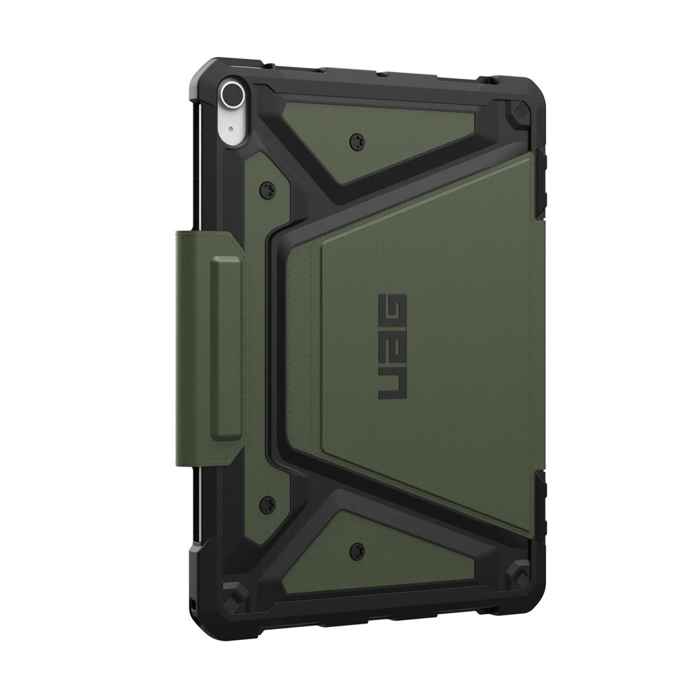 Picture of Apple iPad Air 13  M2 2024 Case | UAG Metropolis SE Drop Protection Flip Stand Premium Case for iPad 13 M42 2024 6th Gen (Olive)