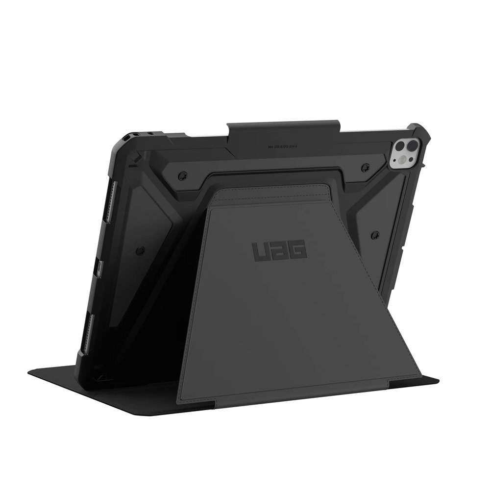 Picture of Apple iPad Pro 11 M4 2024 Case | UAG Metropolis SE Drop Protection Flip Stand Premium Case for iPad Pro 11 M4 2024 (Black)