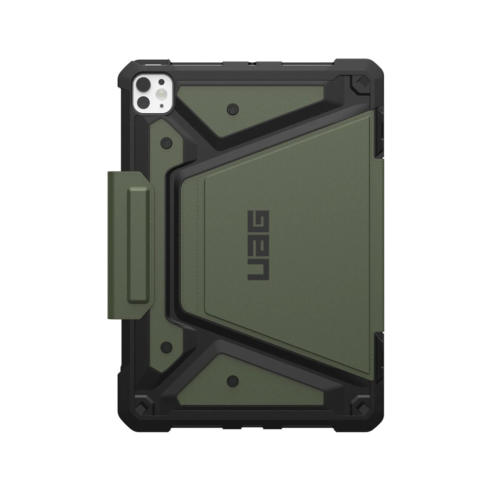 Picture of Apple iPad Pro 11 M4 2024 Case | UAG Metropolis SE Drop Protection Flip Stand Premium Case for iPad Pro 11 M4 2024 (Olive)