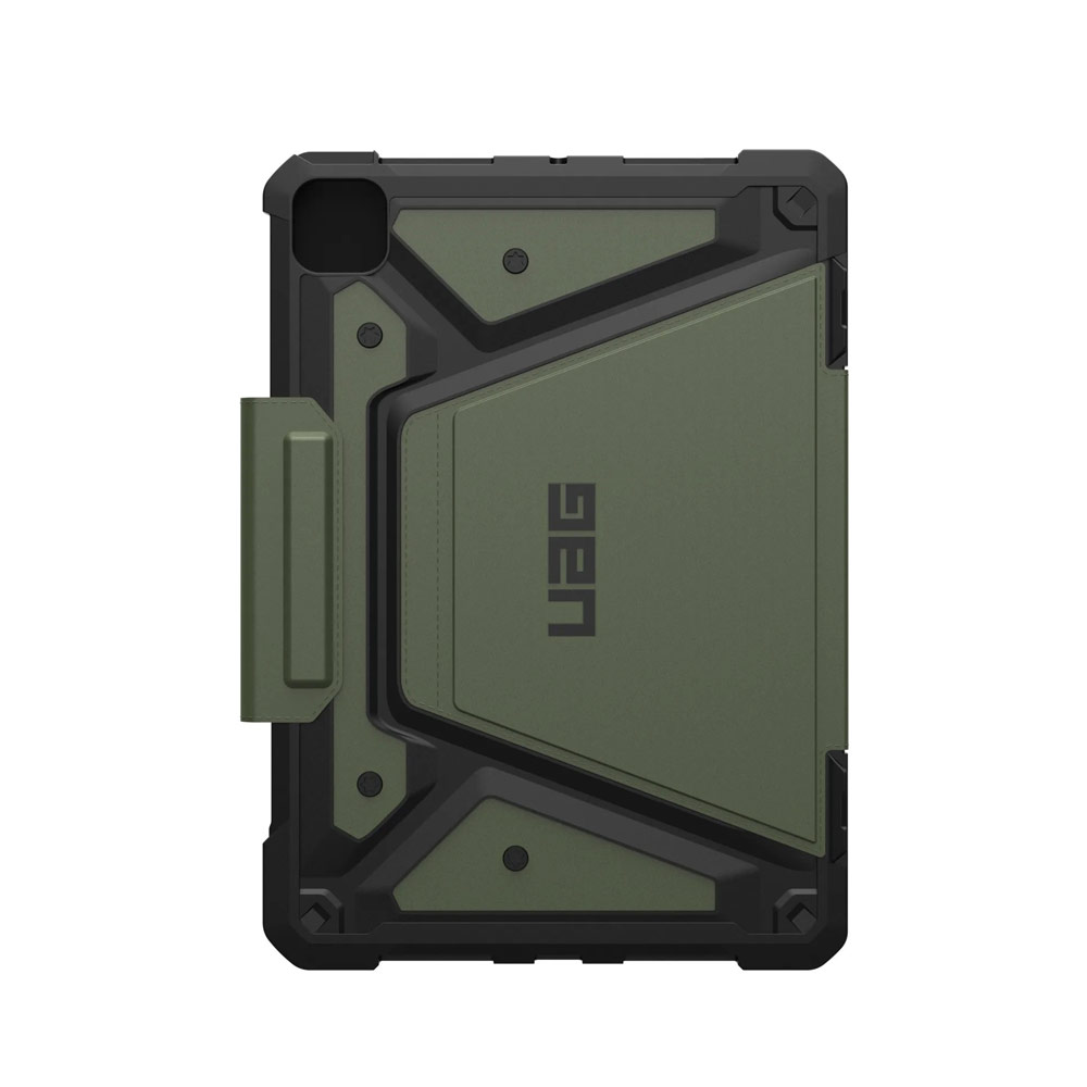 Picture of Apple iPad Pro 11 M4 2024 Case | UAG Metropolis SE Drop Protection Flip Stand Premium Case for iPad Pro 11 M4 2024 (Olive)