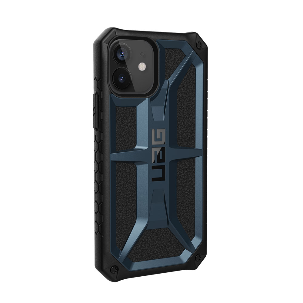 Picture of Apple iPhone 12 6.1 Case | UAG Urban Armor Gear Protection Case Monarch Series for iPhone 12 iPhone 12 Pro 6.1 (Mallard Blue)